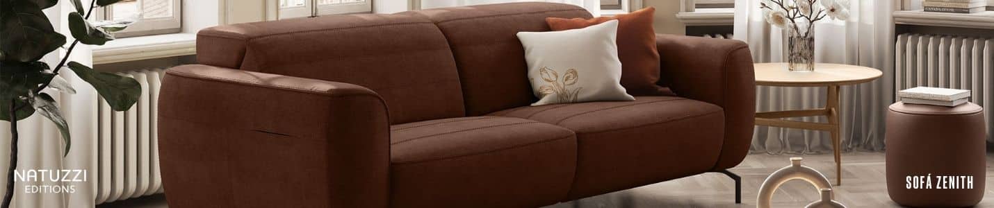 Sofa diseño motorizado Natuzzi Editions novedad con diseño y comodidad. Zenith.
